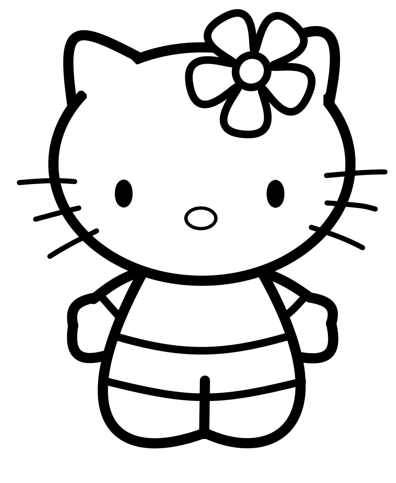 1314x1600 Face Hello Kitty How To Draw Youtube Easy Drawing Drawn