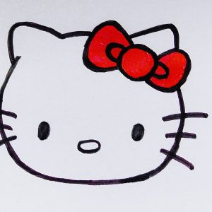 300x300 inspirationa how to draw a cat face