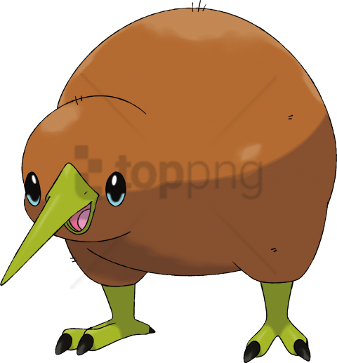 480x517 Kiwi Bird Drawing No Background Png Image With Transparent