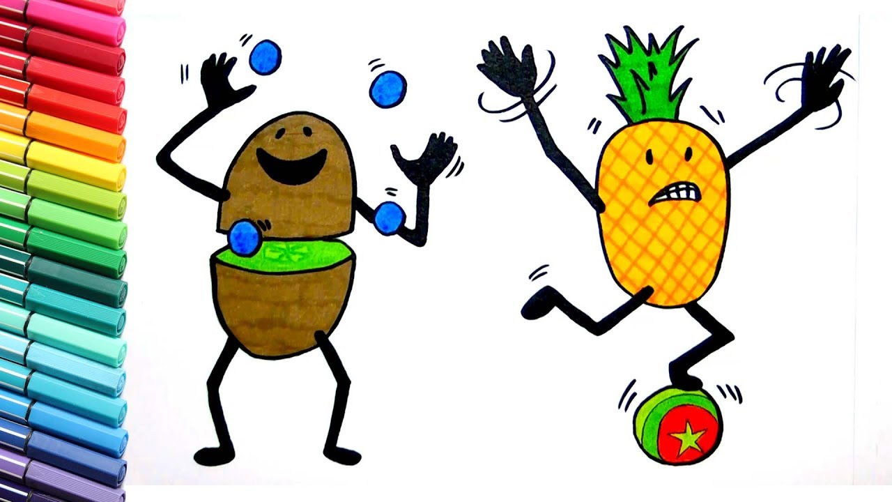 1280x720 Fruity Friends