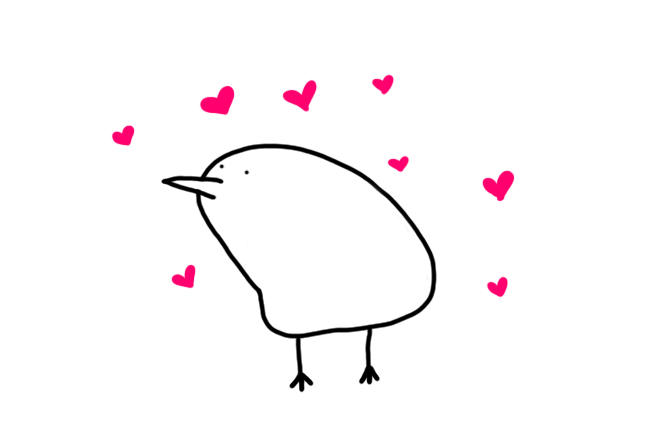 671x435 Relatable Peanut Could You Draw A Kiwi Bird With Hearts Please