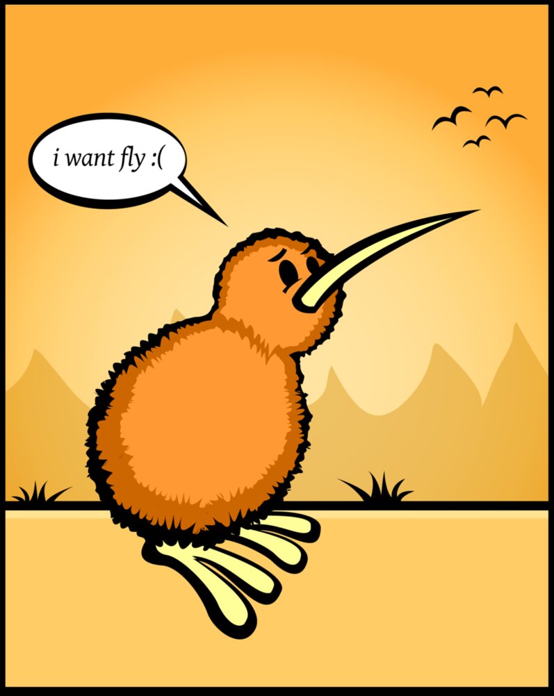 797x1002 Cute Kiwi Bird Clipart