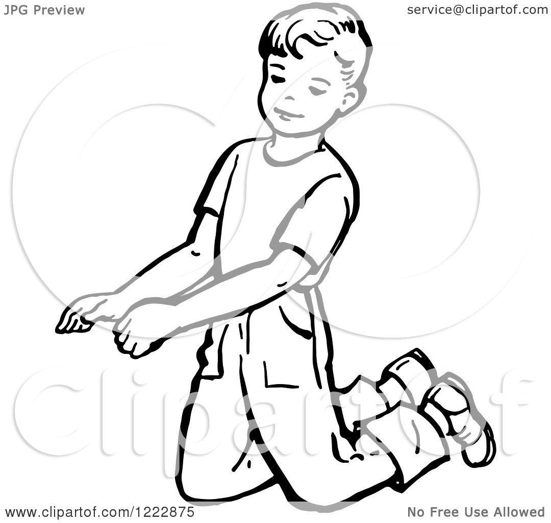 1080x1024 Boy Kneeling Drawing
