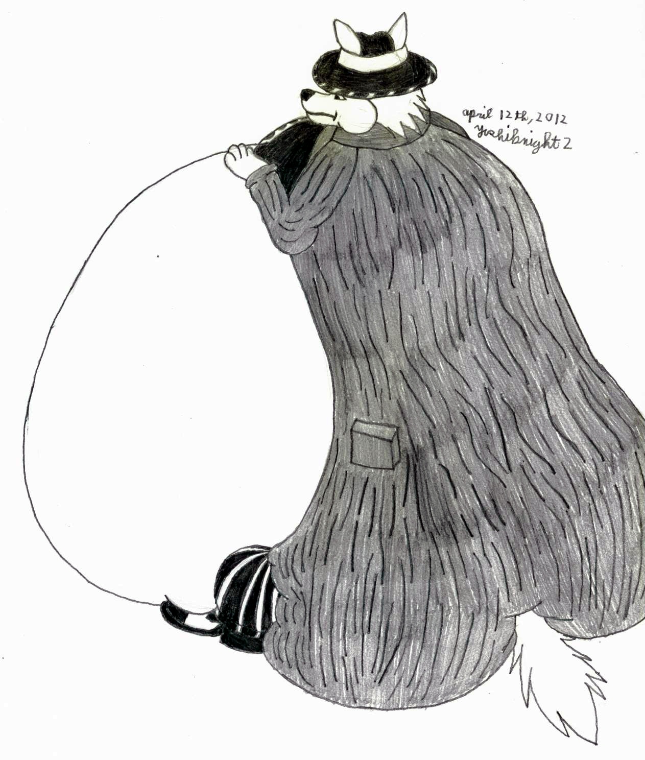 1263x1488 Fat Howlin' Good Time Wolf