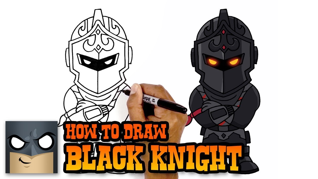 1280x720 How To Draw Fortnite Black Knight