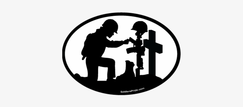 820x363 Kneeling Soldier Png