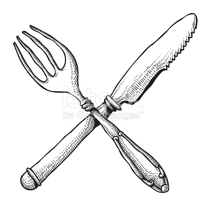 416x416 Cartoon Knife And Fork Gallery Images