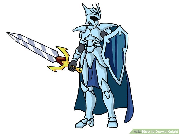 728x546 How To Draw A Knight