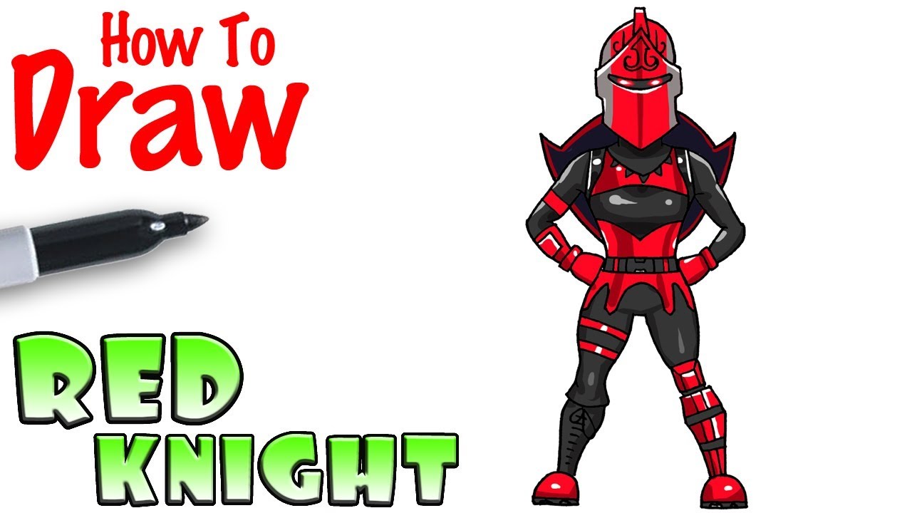 1280x720 How To Draw The Red Knight Fortnite