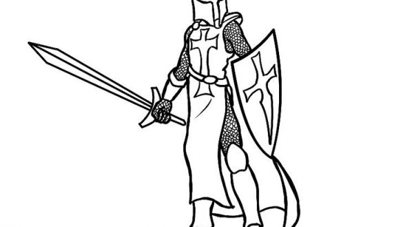 585x329 Tremendous How To Draw A Knight On Horse Step