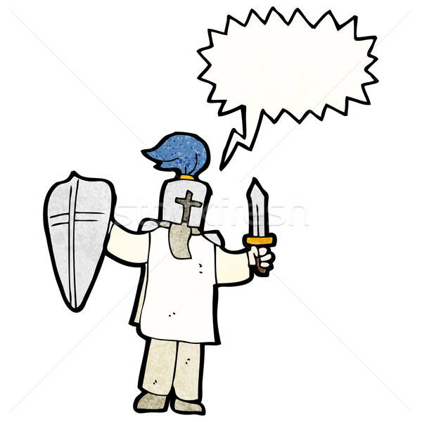 600x600 Cartoon Medieval Knight Vector Illustration Lineartestpilot