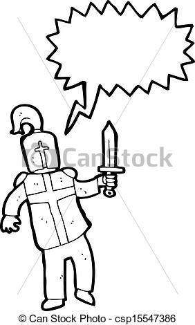 282x470 Cartoon Knight Vector
