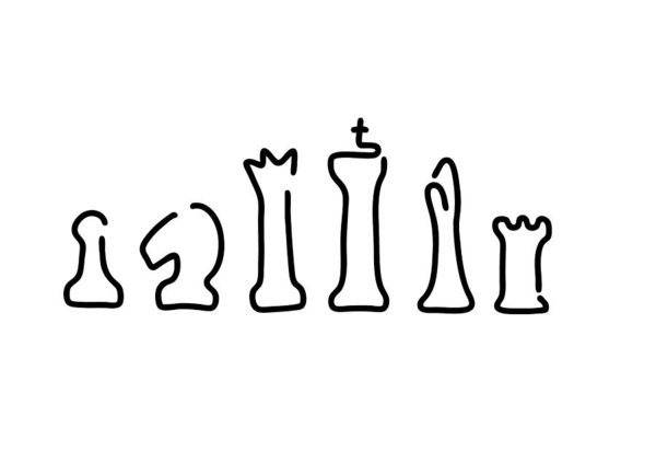 600x423 Chess Piece Drawings Fine Art America