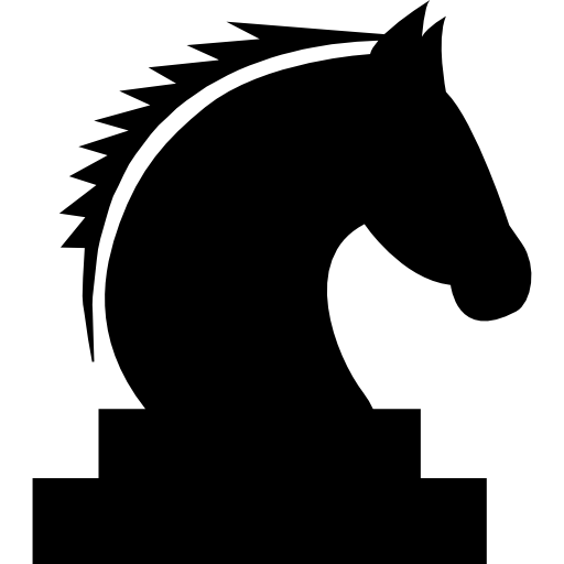 512x512 Knight Chess Piece Icons Free Download