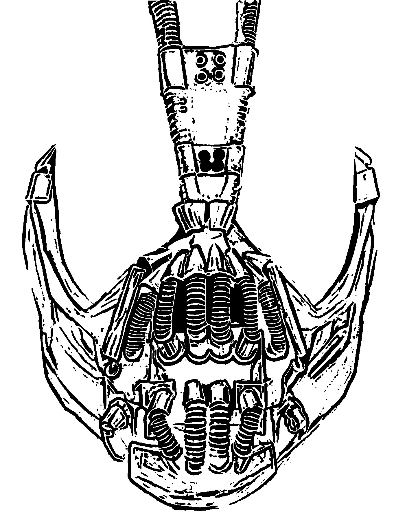 1445x1792 Knight Drawing Mask For Free Download