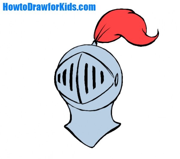 600x529 Knight Helmet Drawing
