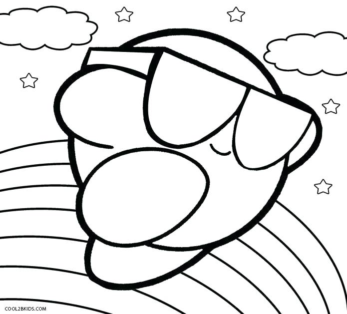 695x629 Printable Coloring Pages For Kids Coloring Pages To Print Kirby