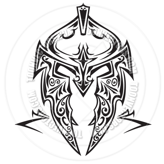 540x540 Cool Knight Helmet Clipart