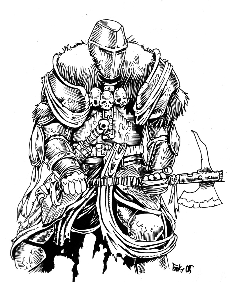 800x973 Axe Drawing Knight For Free Download