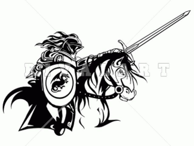 640x480 Knight Clipart Horse Clipart