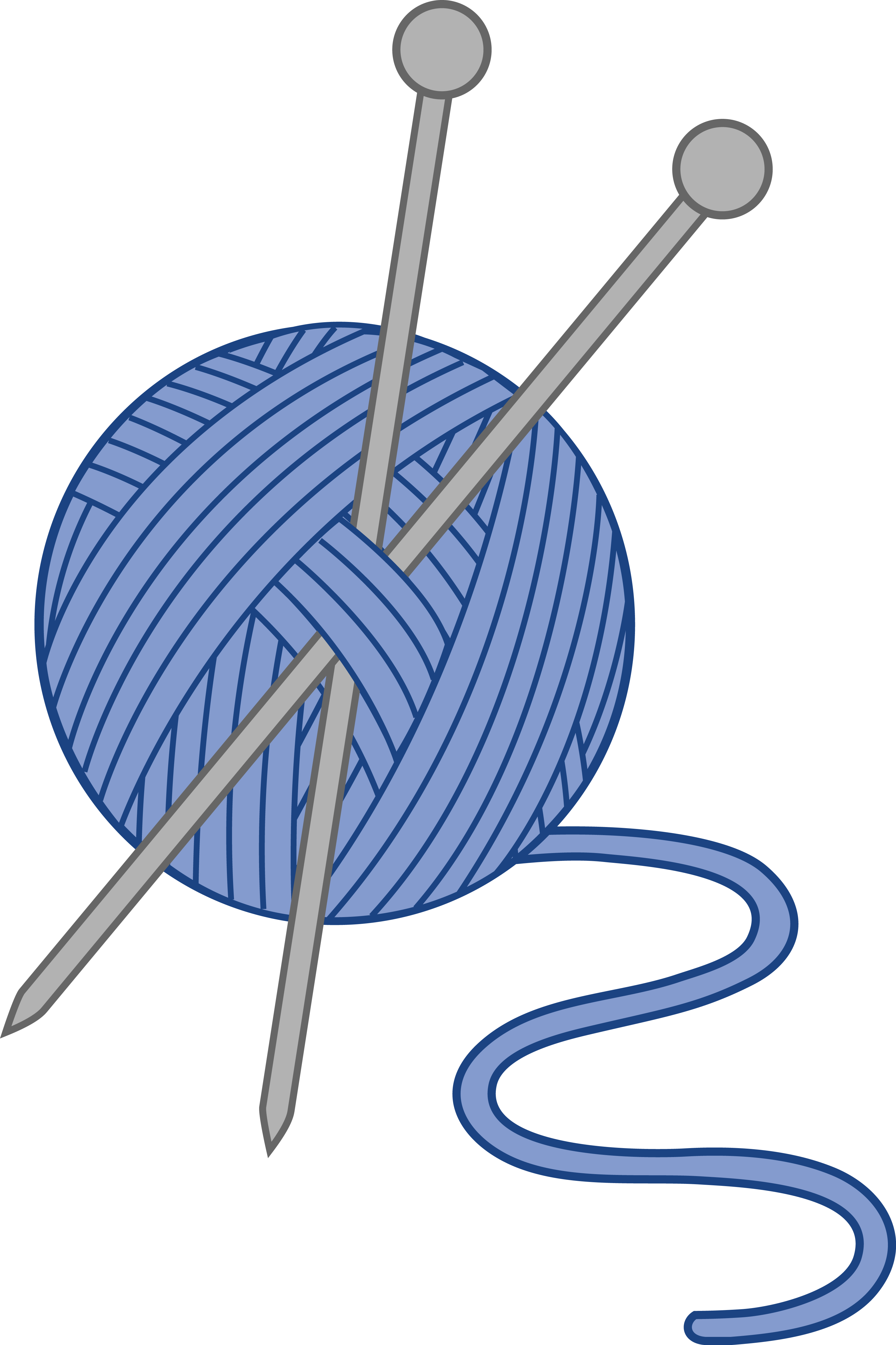 3206x4809 Yarn Clipart