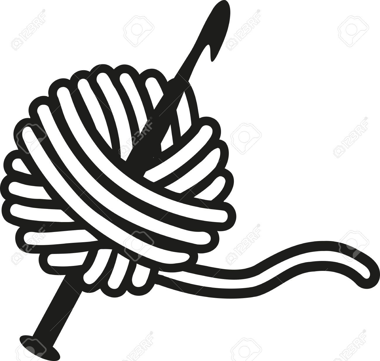 1300x1234 Stock Vector Stencils And Printables Crochet Needles, Knitting