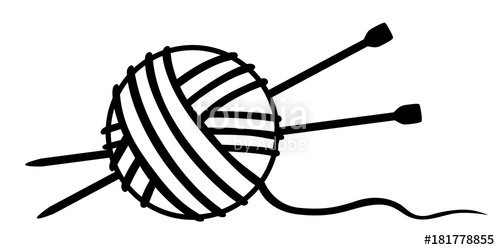 500x250 Tangle Of Thread And Knitting Needles Stock Image And Royalty