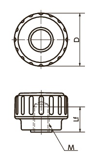 202x337 Kdfs Dimple Knobnbk The Motion Control Components
