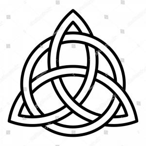 300x300 Celtic Trinity Knot Vector Line Drawing Sohadacouri