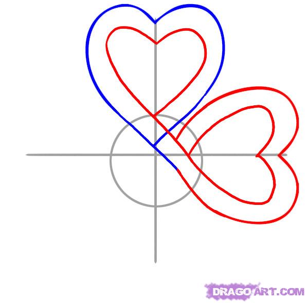 597x590 Draw A Celtic Clover Knot, Step