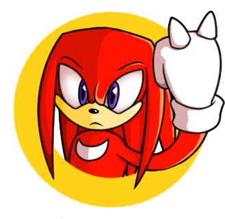 329x320 drawing knuckles the echidna, step