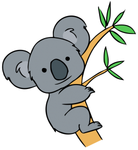 277x300 Free Cute Koala Clip Art Clip Artorders Koala Illustration