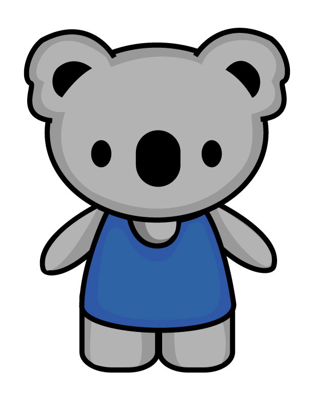 612x792 Huge Collection Of 'cute Koala Bear Drawing' Download More Than