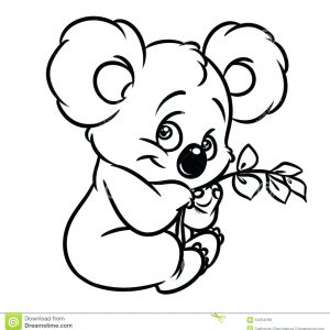300x300 Koalas Coloring Pages Free Unique Cute Koala Bear