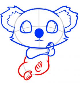278x302 How To Draw How To Draw A Koala For Kids