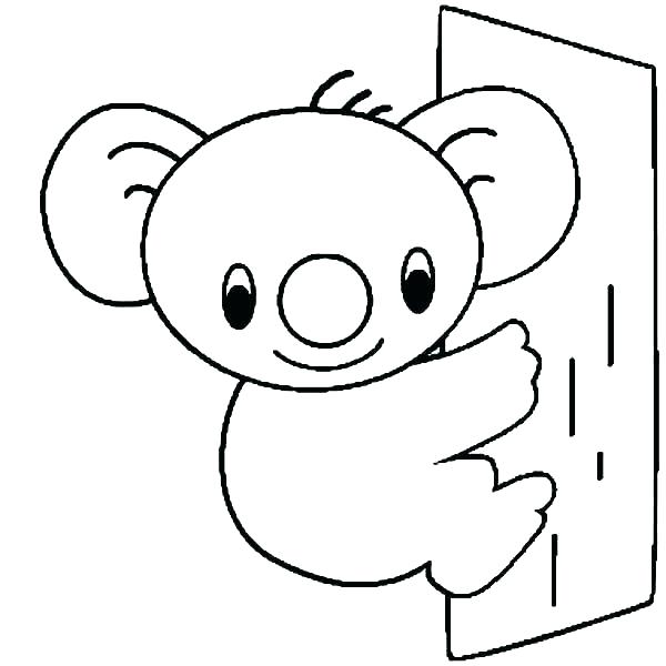 600x600 Koala Pictures To Color Koalas Coloring Pages Full Size Of Koala