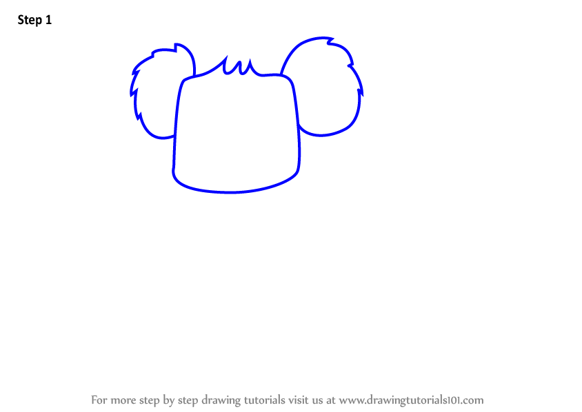 844x598 Learn How To Draw A Cartoon Koala