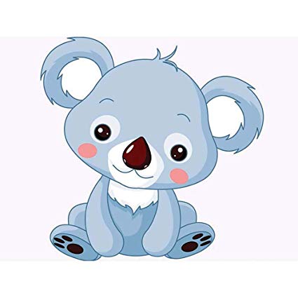 425x425 Wee Blue Coo Children Cartoon Illustration Zoo Koala