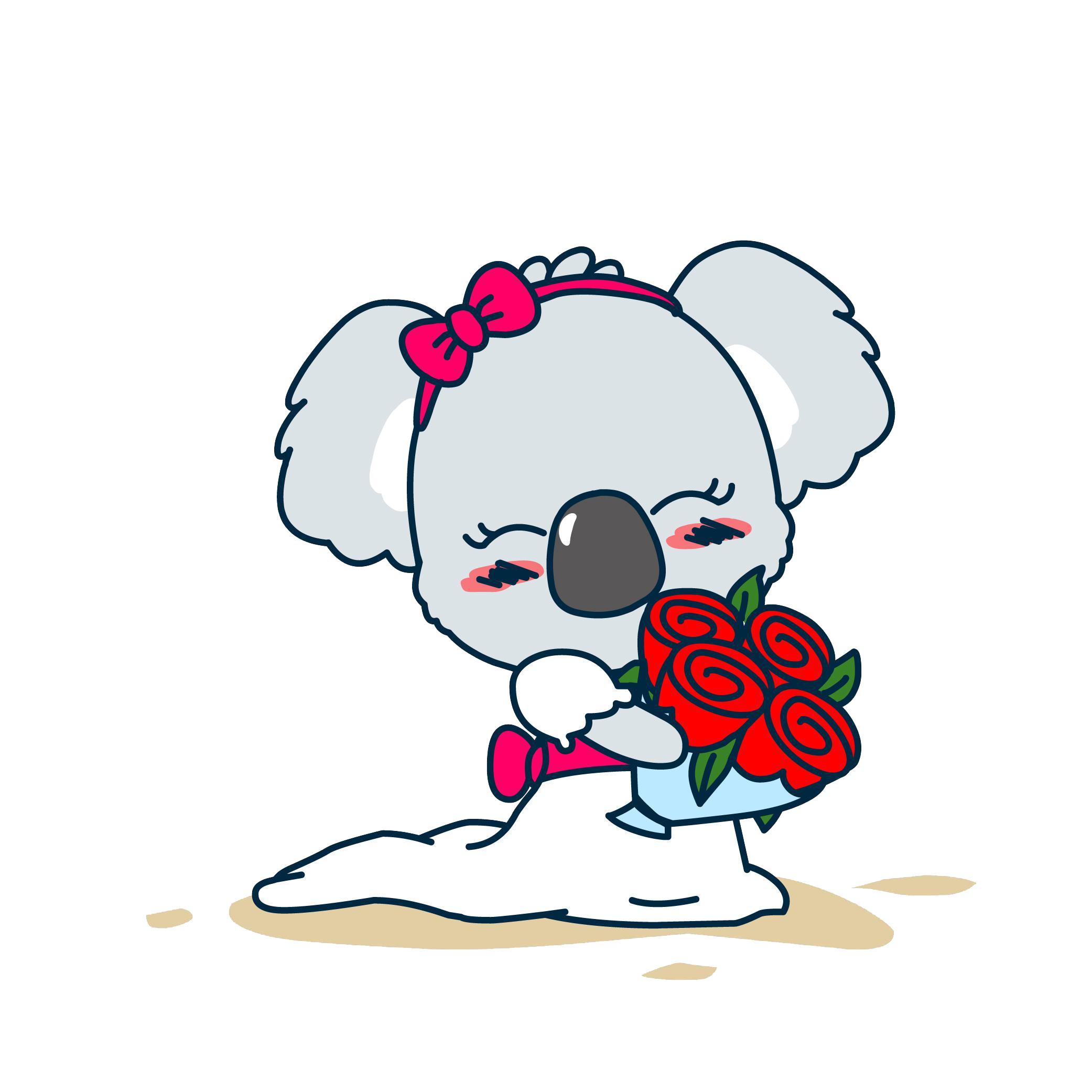 2083x2083 Collection Of Free Koala Drawing Heart Download On Ui Ex