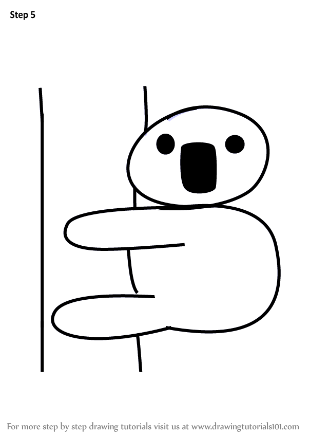 602x848 Learn How To Draw A Koala Using Number