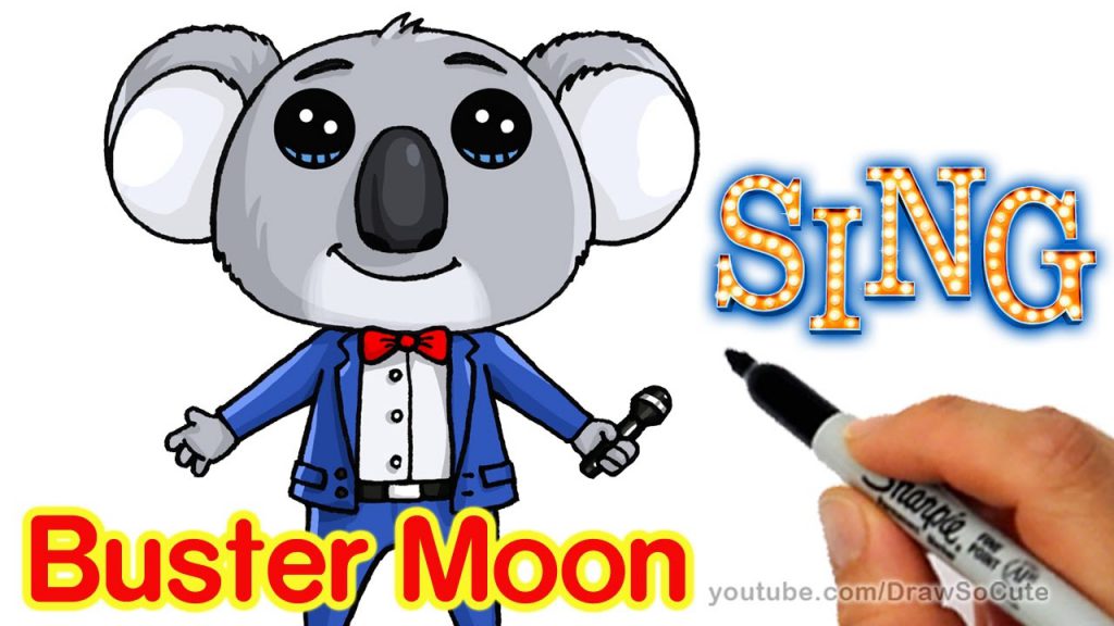 1024x576 How To Draw Buster Moon Koala Cute Step
