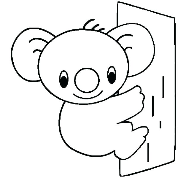 600x600 Koala Bear Coloring Pages Coloring Pages Of Koalas Koala Coloring