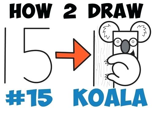 500x369 How To Draw A Koala Koala Bear Drawing In Pencil Step