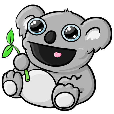 432x432 How To Draw Koalas Cartoon Koala Bears With Easy Step Step Cartoon