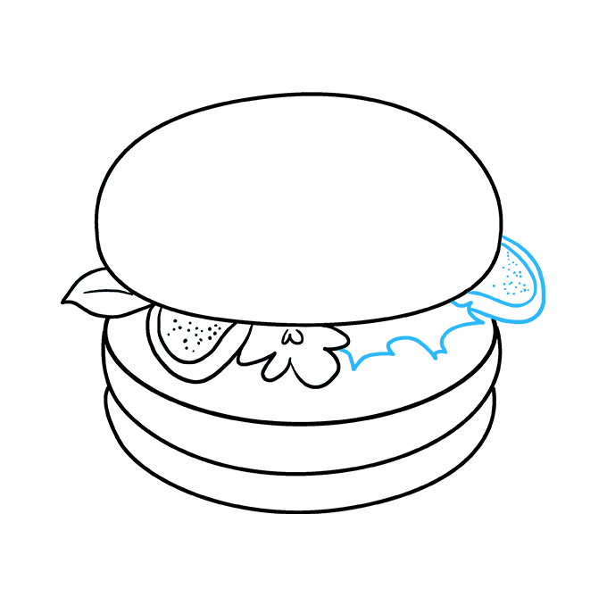 680x678 How To Draw A Burger