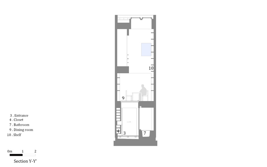 936x585 skylights and slatted floors bring light into metre wide house