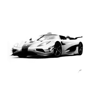 300x300 Koenigsegg Drawing