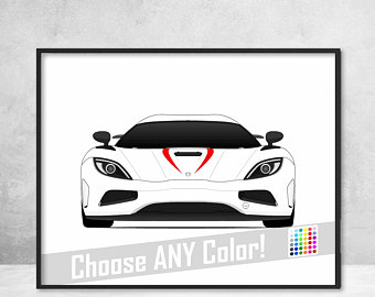 340x270 Koenigsegg Poster Etsy