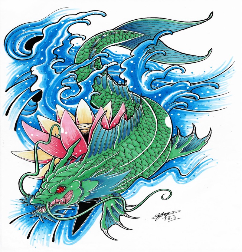 800x832 Koi Fish Tattoo Designs