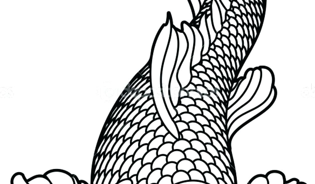 1024x600 Koi Fish Coloring Pages Fish Coloring Sheets